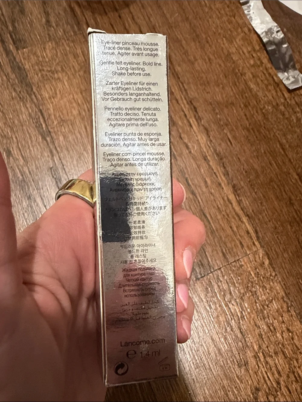 Lancôme Artliner Eyeliner - Black with Gold Accents